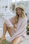 Noelle Knit Sweater - Pink