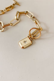 T Bar Charm Bracelet